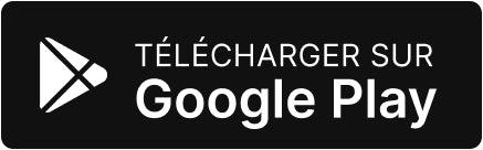 Bouton de rédirection vers le google play store de Google afin de télécharger l'application