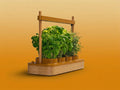 Image du potager Neo Cultive de couleur Bronze et bamboo